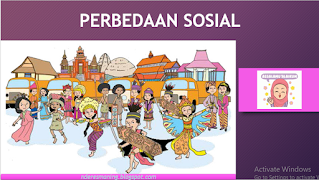 Dalam masyarakat perbedaan sosial sebagai salah satu fondasi terciptanya struktur sosial. terdapat dua macam bentuk perbedaan sosial, yaitu perbedaan bersifat horizontal dan vertikal. perbedaan yang bersifat horizontal biasa disebut dengan istilah diferensiasi sosial. sedangkan perbedaan sosial secara vertikal disebut dengan stratifikasi sosial.