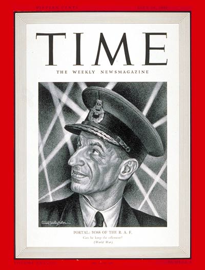 Time magazine, Sir Charles Portal, 28 July 1941 worldwartwo.filminspector.com