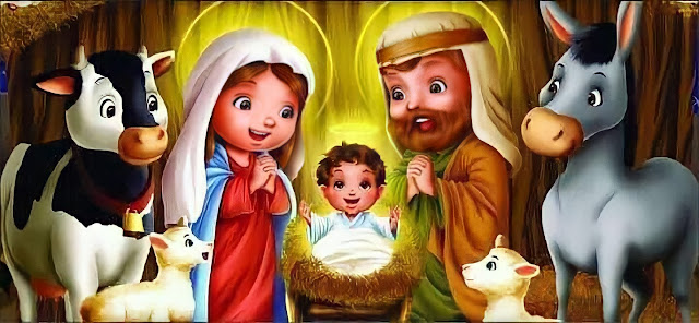 Arte caneca natal nascimento de jesus