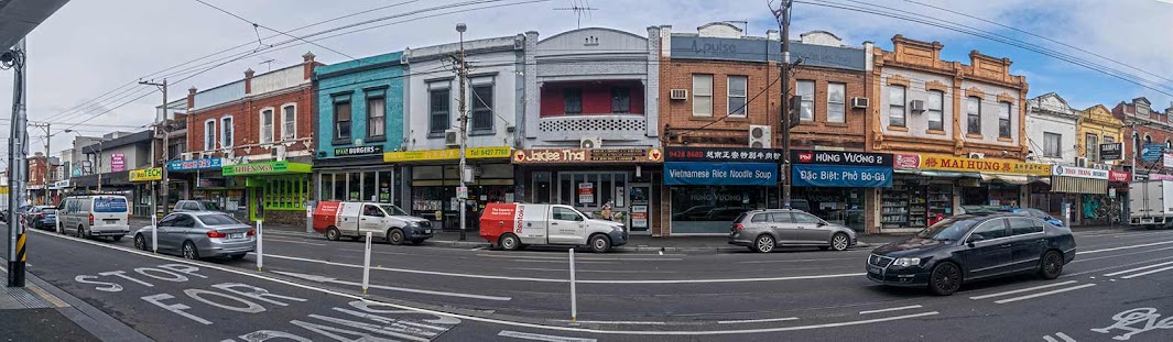 Victoria street Richmond Victoria during lockdown
