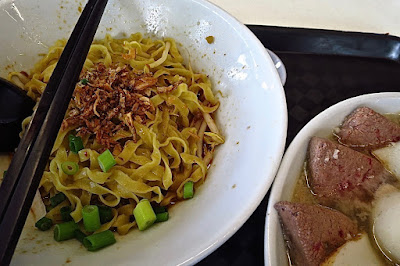 Jin Xi Lai (Mui Siong) Minced Meat Noodle/金喜来(梅松)肉脞面, mee pok