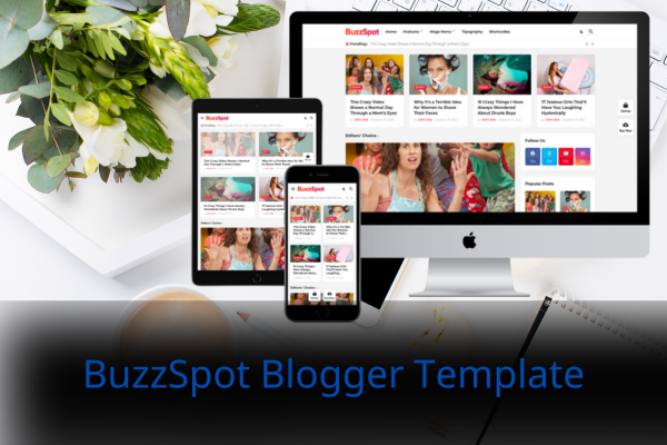 BuzzSpot Blogger Template Free