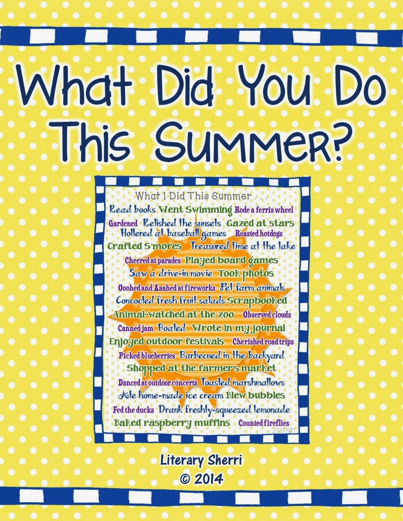 http://www.teacherspayteachers.com/Product/Beginning-of-Year-Activity-What-Did-You-Do-This-Summer-1341579