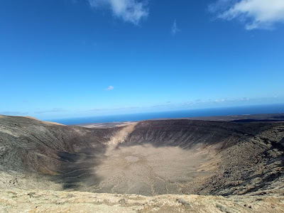 volcán caldera blanca lanzarote