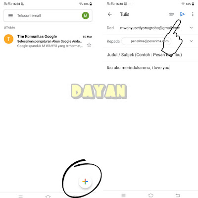 Inilah Cara Mengirim Pesan Lewat Email di hp Android