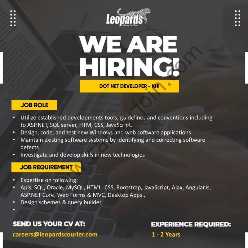 Leopards Courier Pvt Ltd Jobs 2023 Latest Advertisement