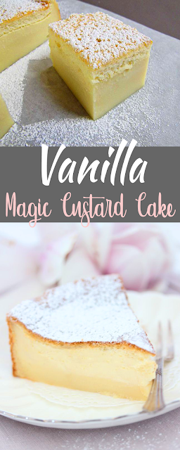 Vanilla Magic Custard Cake, Dessert Recipes Healthy