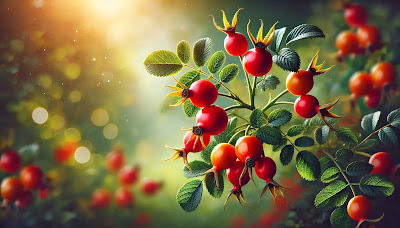 Vitamin C in Rose hips