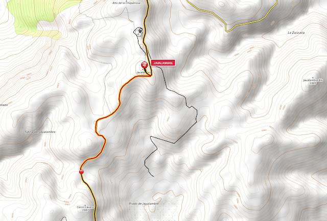 mapa pico javalambre