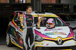 MOTORSPORTS: Malaysian Drift Queen Leona Chin does us proud again with double podium finishes in the Renault Clio Cup China Series