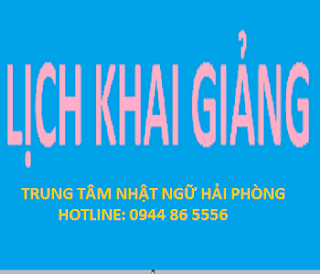 Khai giảng lớp tiếng Nhật