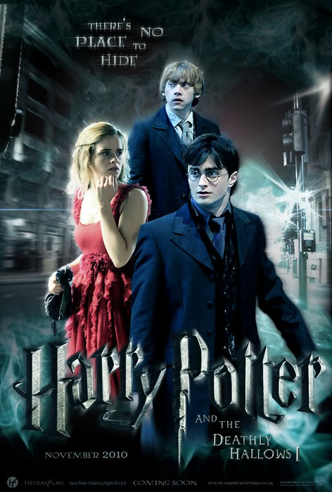 harry potter 7 movie poster. harry potter 7 movie cover.