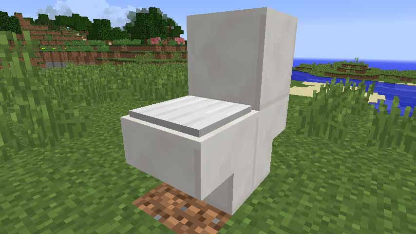 マインクラフト 洋式 和式トイレの作り方 マイクラマルチプレイ日記ブログ