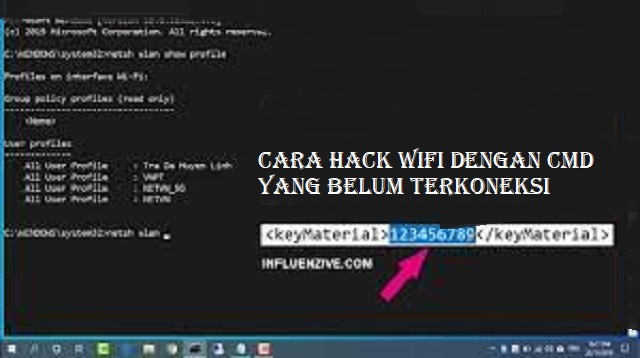 Cara Hack Wifi dengan CMD yang Belum Terkoneksi