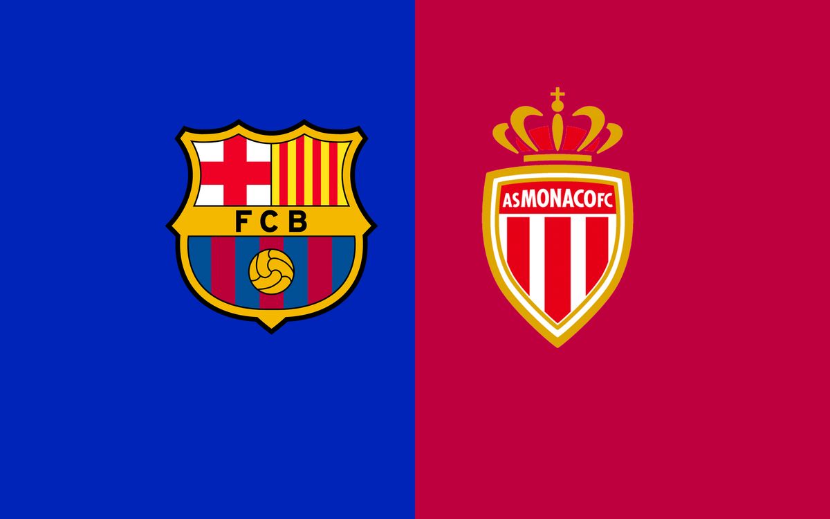 En directo del partido entre Mónaco y Barcelonadurante la Champions League en alta calidad