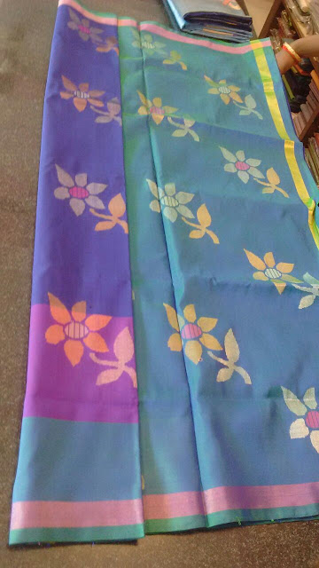 Uppada Jamdhani Silk sarees,