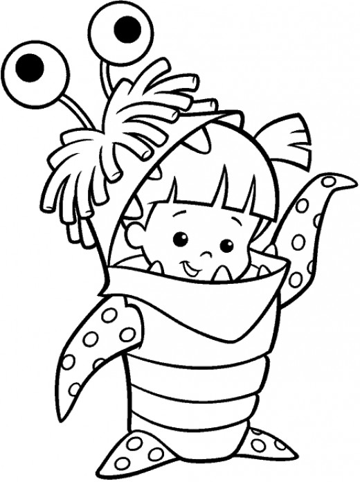Download Fun Coloring Pages: Monster Inc Coloring Pages