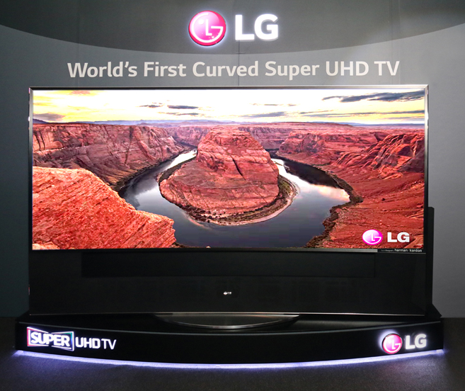 Largest UHD Curved Ultra HD TV, LG 105UC9