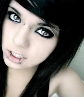 emo hairstyles for girls with long hair. words-emo hair cuts for