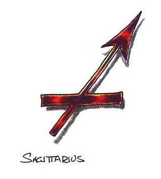 free Sagittarius tattoo