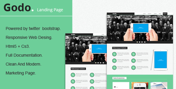 Godo - Responsive One Page Event Template - ThemeForest Item for Sale