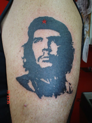 Che Guevara's face is one of the more favorite tattoo specially for the 