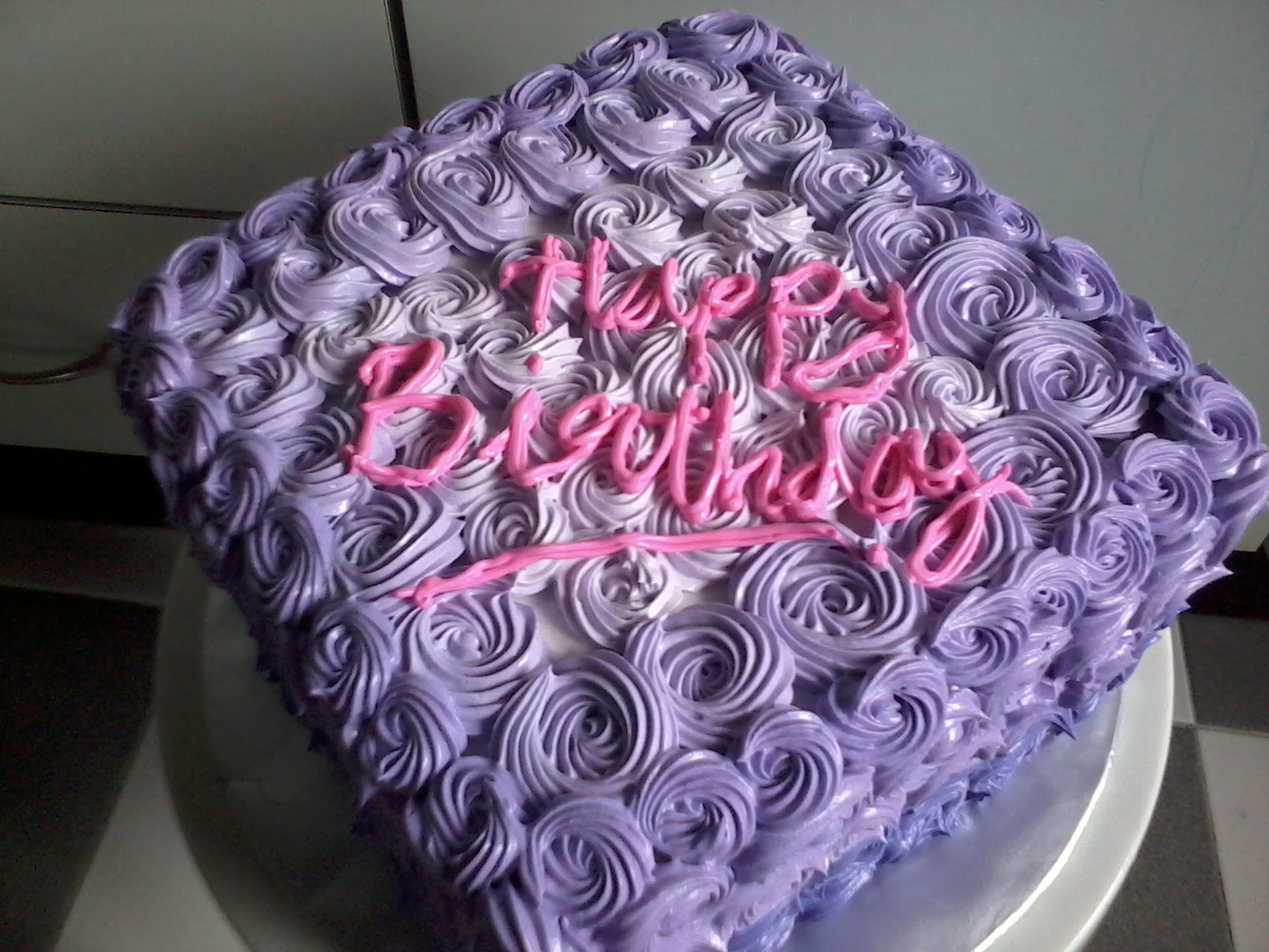 Teratak Jernih: Ombre Rosette Cake
