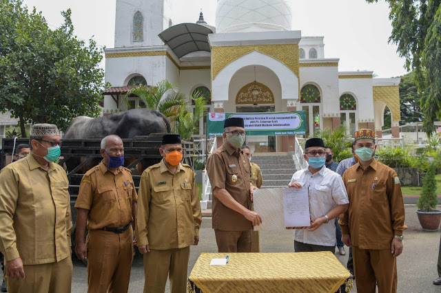 Pemerintah Aceh Terima Sapi Kurban dari Presiden Seberat 856 Kg