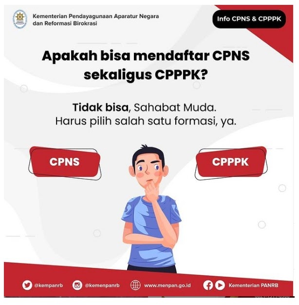 Lowongan Kerja Apakah Bisa Mendaftar CPNS sekaligus CPPPK  April 2024