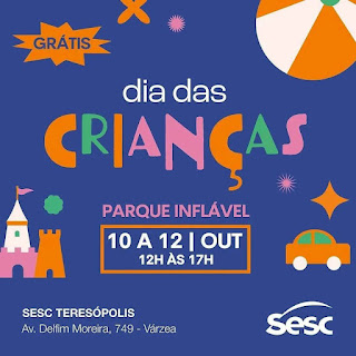 Dia das crianças especial no Sesc Teresópolis