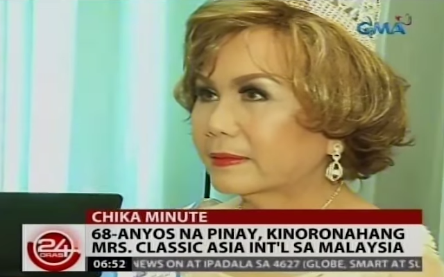 Filipina Won A Beauty Pageant In Malaysia Even At Aged 68 Years Old