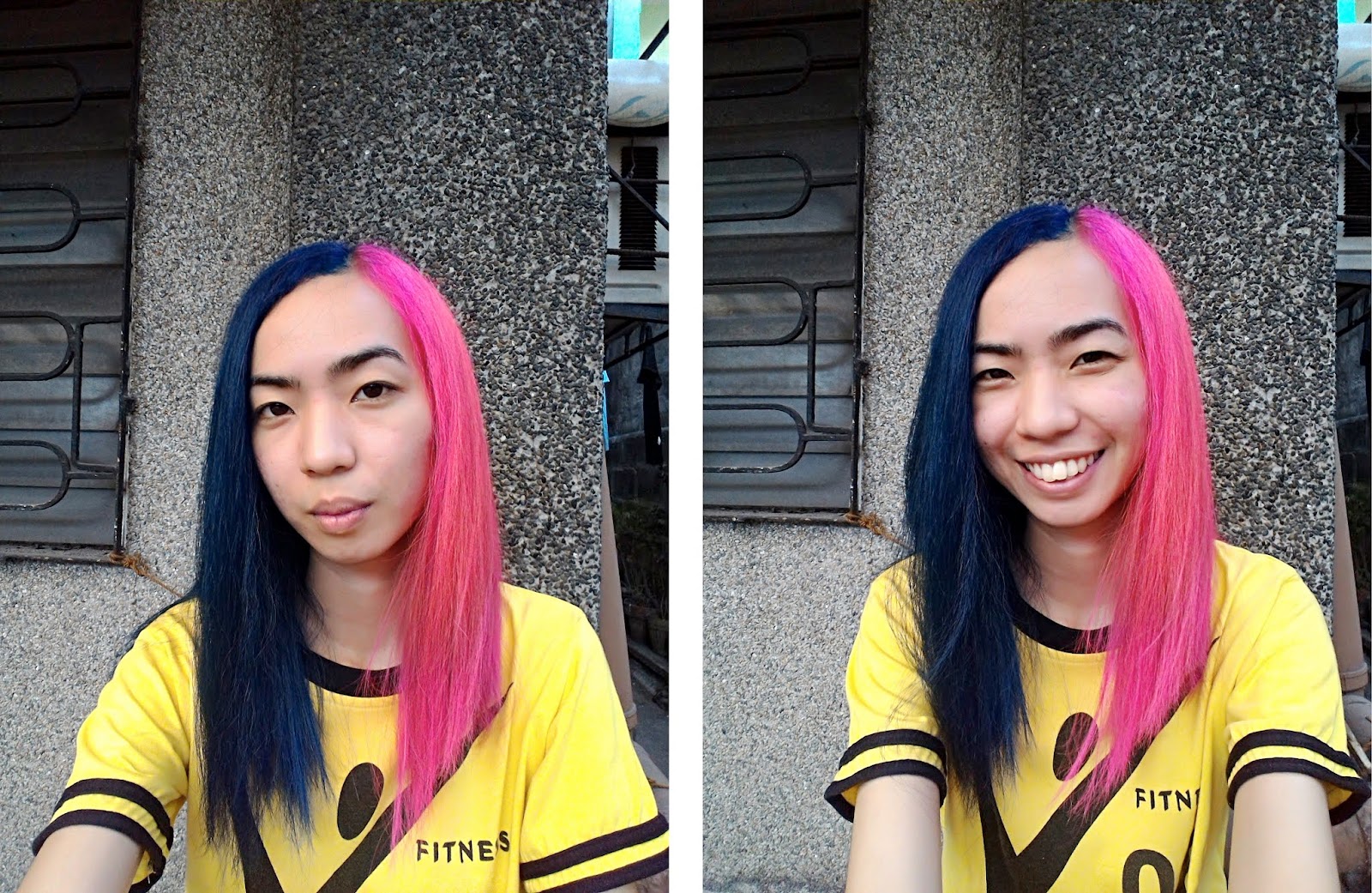 I Dyed My Hair Half Pink And Half Blue Raellarina Philippines Best Blog Interior Design Lifestyle