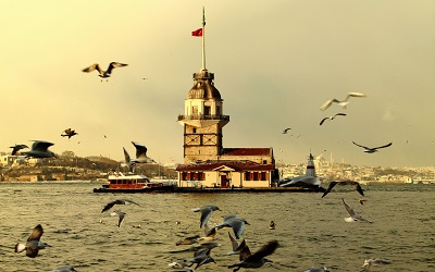 برج العذراء(برج الفتاة) في إسطنبول
