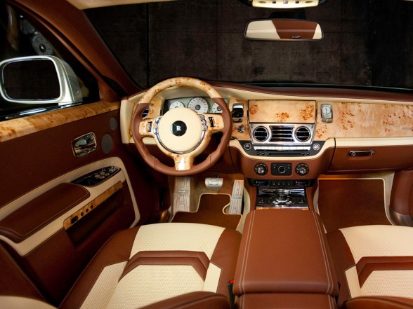 The Masonry sporty and elegant RollsRoyce Limited White Ghost enhanced by a