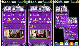 BBM MOD APK Anime Sasuke v3.1.0.13 Extra Fitur Clone and Unclone 