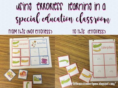 Using Errorless Learning in a Special Education Classroom