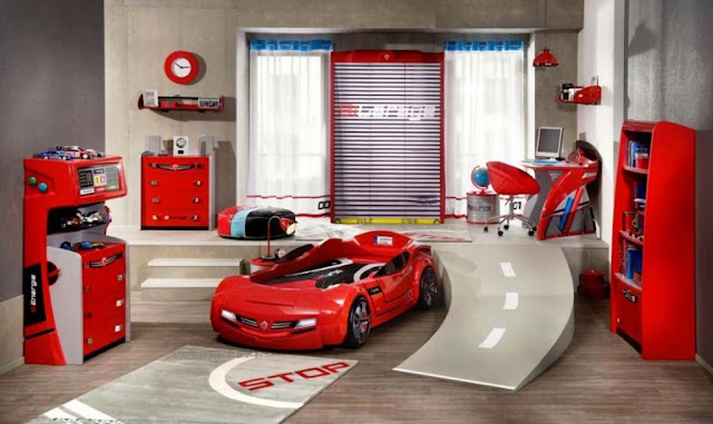 Red Boys Bedroom Ideas