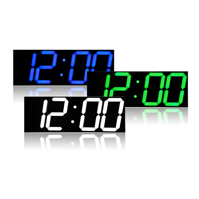 Remote Control LED Digital Wall Clock For School Home Decor Train Station Support Countdown Timer And Stopwatch