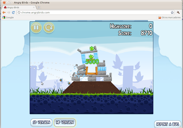 Play Angry Birds from the browser