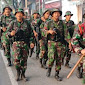 Semangat Juang Napak Tilas Yonif Para Raider 503 Kostrad Warnai HUT ke-73 TNI