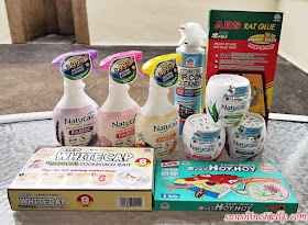 Earth Home Malaysia, NATUCAIR Fabric Spray, NATUCAIR Mosquito Repellent Air Freshener Gel, ARS Hoy Hoy Trap-A-Roach, ARS White Cap Natural Cockroach Bait,  ARS Rat Glue Trap, EARTH Air-Con Cleaner Spray, home care, household product, lifestyle