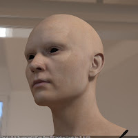 3d model woman head photorealistic female 7