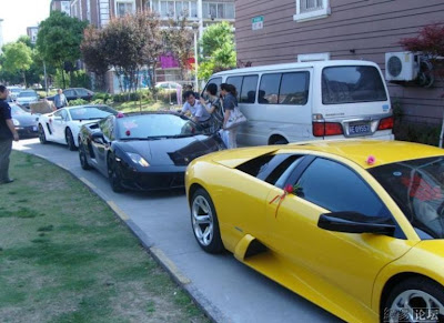 Luxury wedding motorcade in China Seen On www.coolpicturegallery.net