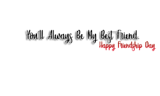 FRIENDSHIP DAY TEXT PNG