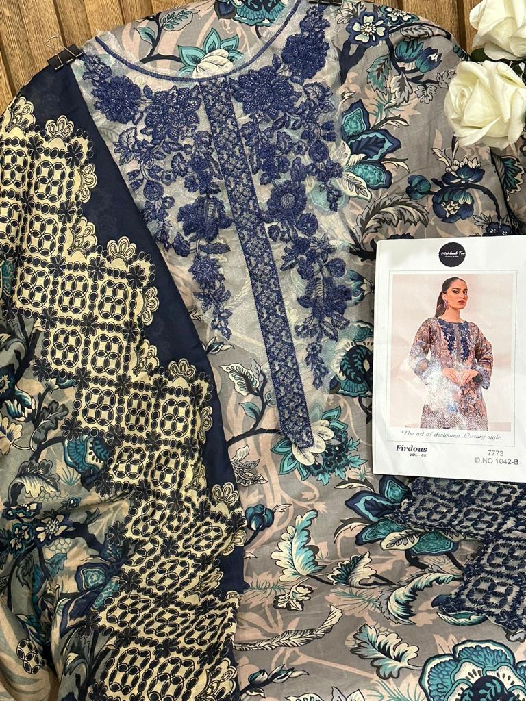 Mehboob Tex Firdous Vol 8 Pakistani Suits Catalog Lowest Price