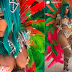 Rihanna flawless in sexy, beaded bikini & feathers at Festival in Barbados