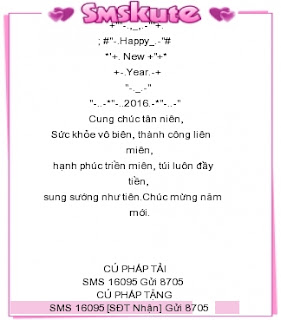 SMS chúc tết 2016 hay