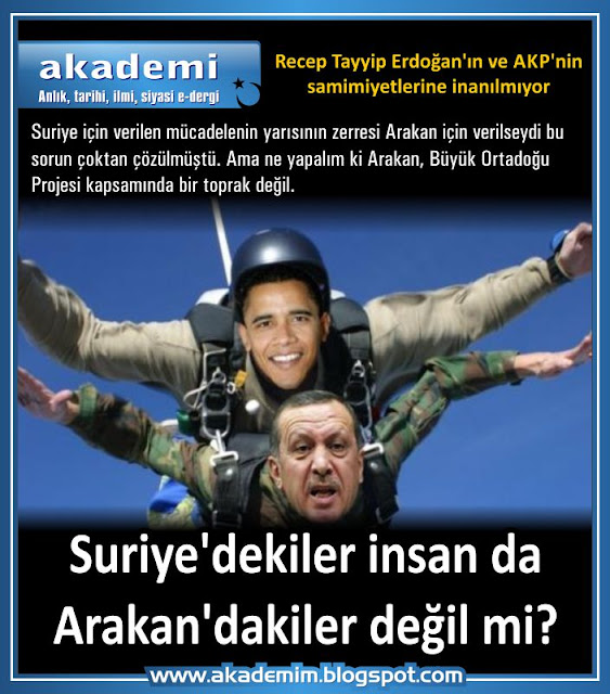 Suriye'dekiler insan da Arakan'dakiler değil mi? Recep Tayyip Erdoğan'ın ve AKP'nin samimiyetlerine inanılmıyor
