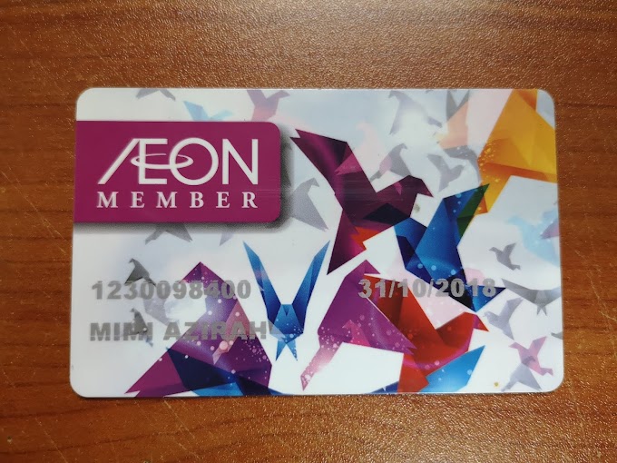 Tukar Aeon Member Card ke Aeon Member Plus Visa Card