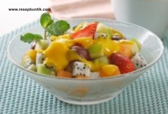  Resep  Salad  Buah  Saus Mangga Segar  Enak  Resepbuntik com
